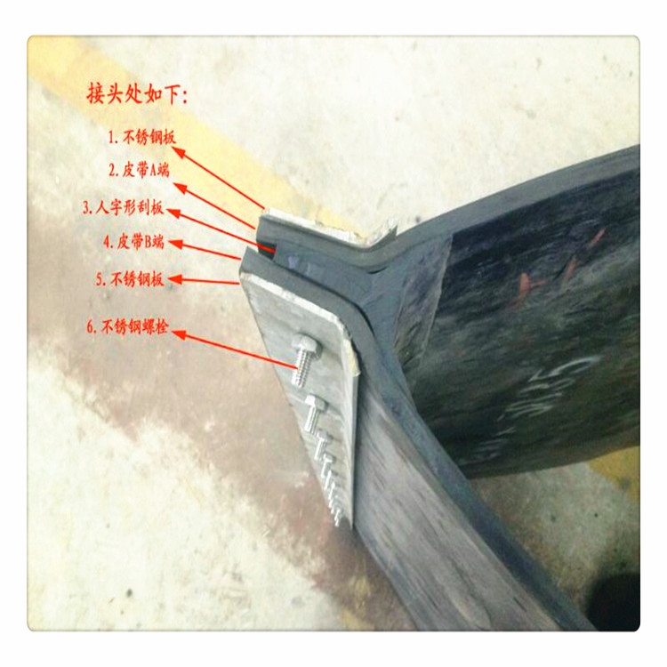 棄鐵器卸鐵皮帶b1600  自卸型除鐵器環形帶b1400 向上金品